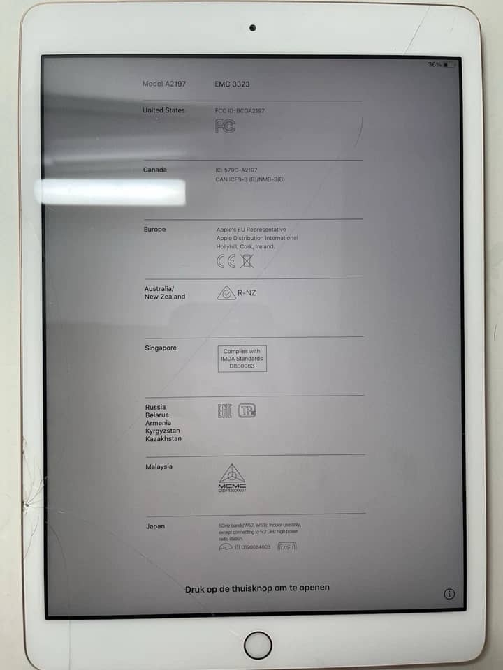 Apple iPad 7 Tablets 10.2" Gray 128GB Refurbished - Premium