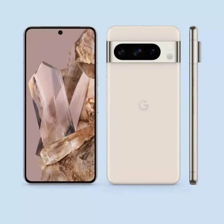 Google Pixel 8 Pro Cell Phones Unlocked Blue 128G Refurbished - Premium