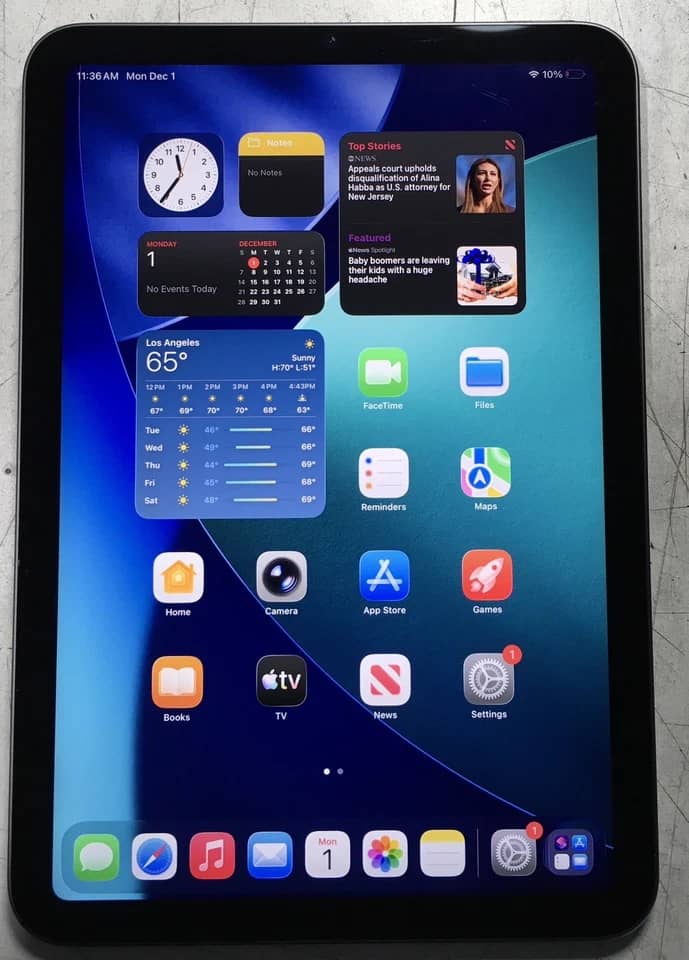 Apple iPad Mini 6 Tablets Silver 8.3" 256GB Refurbished - Premium