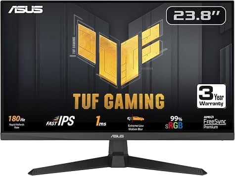 ASUS VG249Q3A Monitors 23.8" 1366x768 180Hz New Black