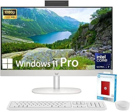 HP 27-cb1 Computers Intel Core Ultra 7 New 32GB 27" Integrated 64GB