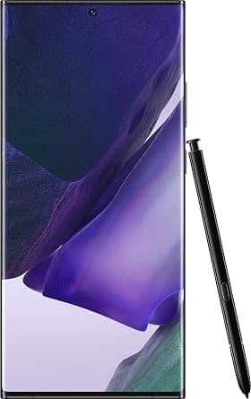 Samsung Galaxy Note20 Ultra Cell Phones Verizon Black 128G Refurbished - Excellent