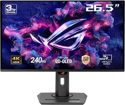 ASUS XG27UCDMG Monitors 26.5" 3840x2160 240Hz New Black