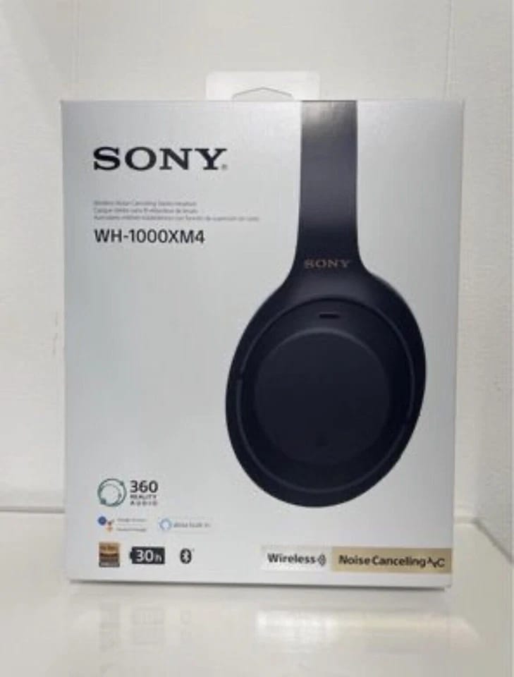 Sony WH-1000XM4 Headphones & Earbuds New Blue